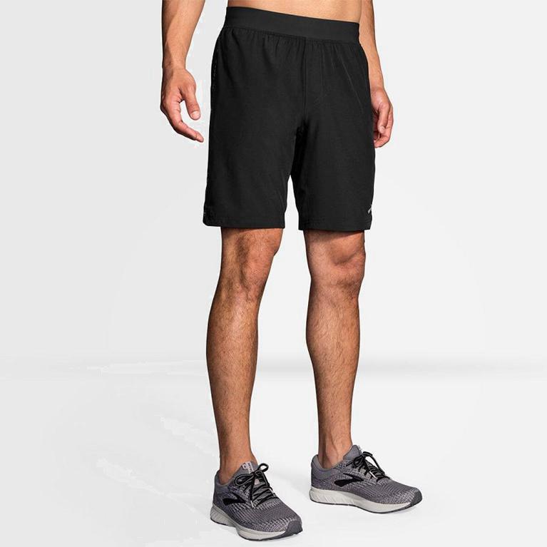 Brooks Equip 9 Australia - Men's Running Shorts - Grey (827105-DKB)